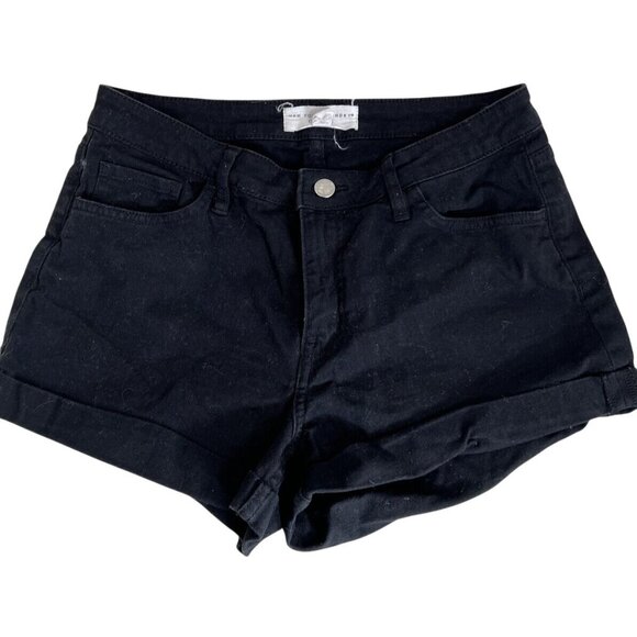 New York Laundry Womens Denim Shorts Size 3 Black - Picture 1 of 7